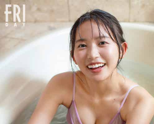 「仮面ライダーギーツ」熱演が話題・志田音々、濡れ肌眩しいお風呂ショット