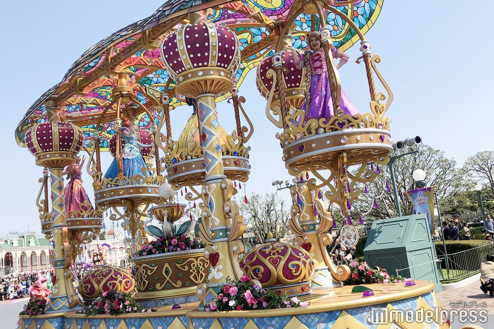 オーロラ、シンデレラ、白雪姫、ラプンツェル／パレード「ドリーミング・アップ！」（C）モデルプレス（C）Disney