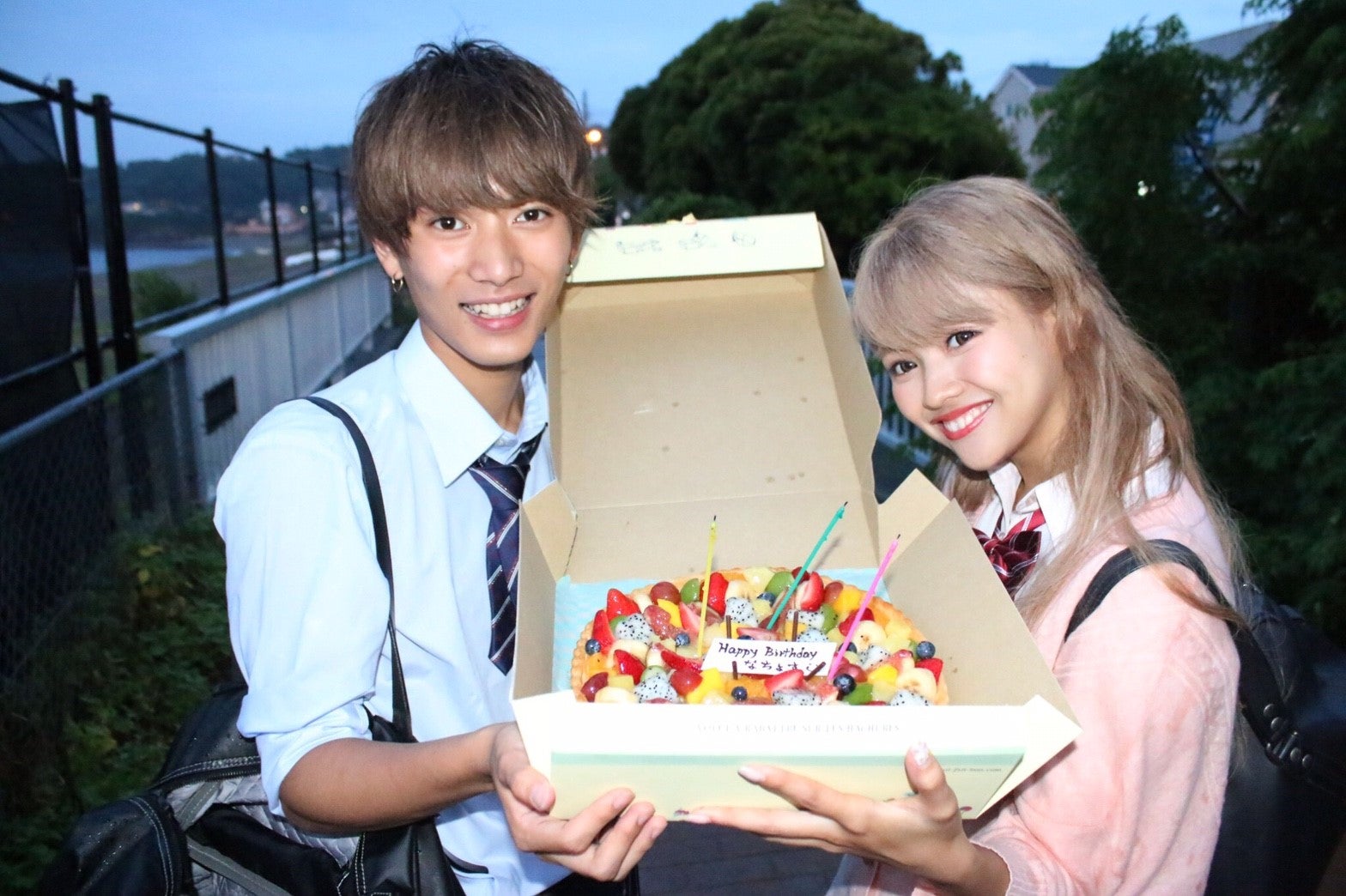 なちょす＆那須泰斗／メイキングカット（提供写真）