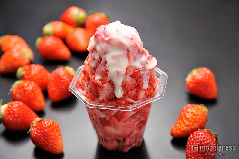 「ふわふわゆきいちご」／画像提供：北海道フェアin代々木実行委員会