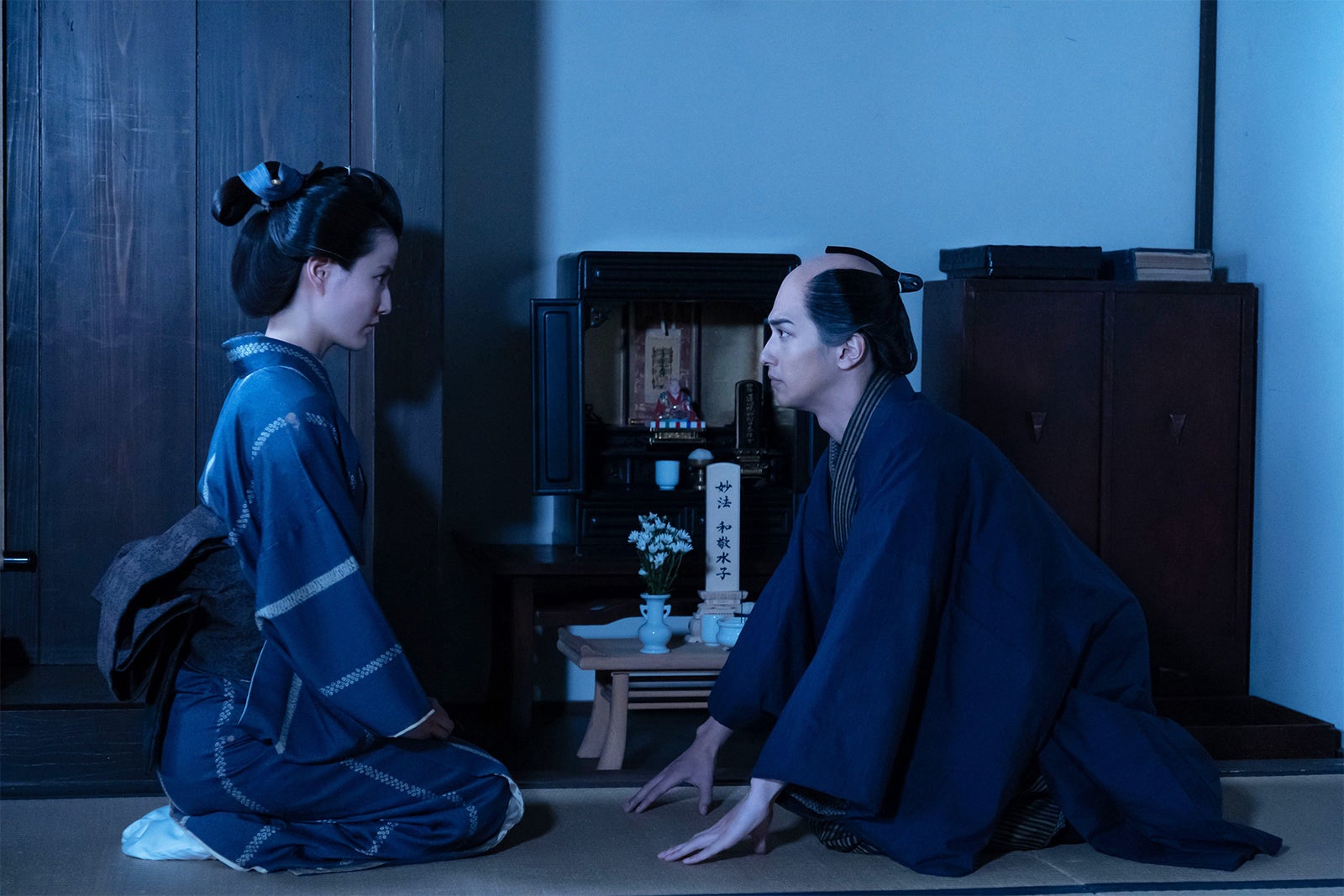 橋本愛、横浜流星「べらぼう～蔦重栄華乃夢噺～」第45話（C）NHK