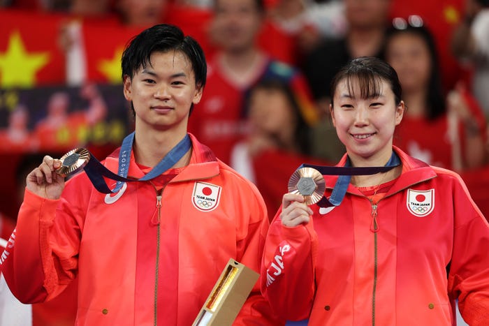 渡辺勇大選手、東野有紗選手/photo by Getty Images