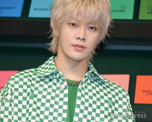 NCT 127ユウタ、渋谷に降臨 グリーンセットアップ纏う「刺激を受けました」<ルイ・ヴィトンSS24メンズ・ポップアップストア>