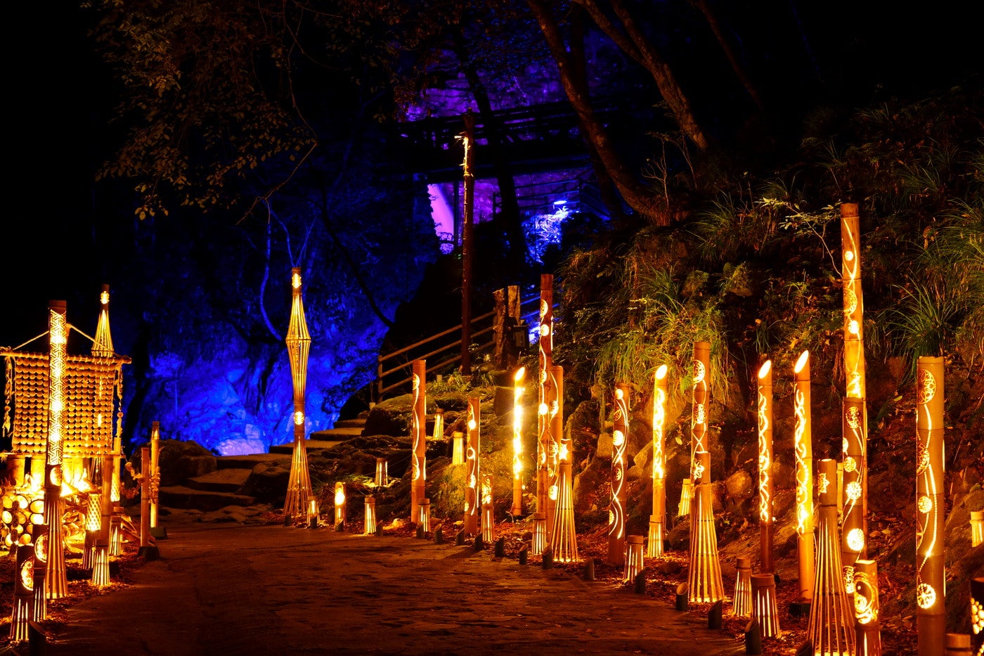 幽玄の竹あかり（提供画像）