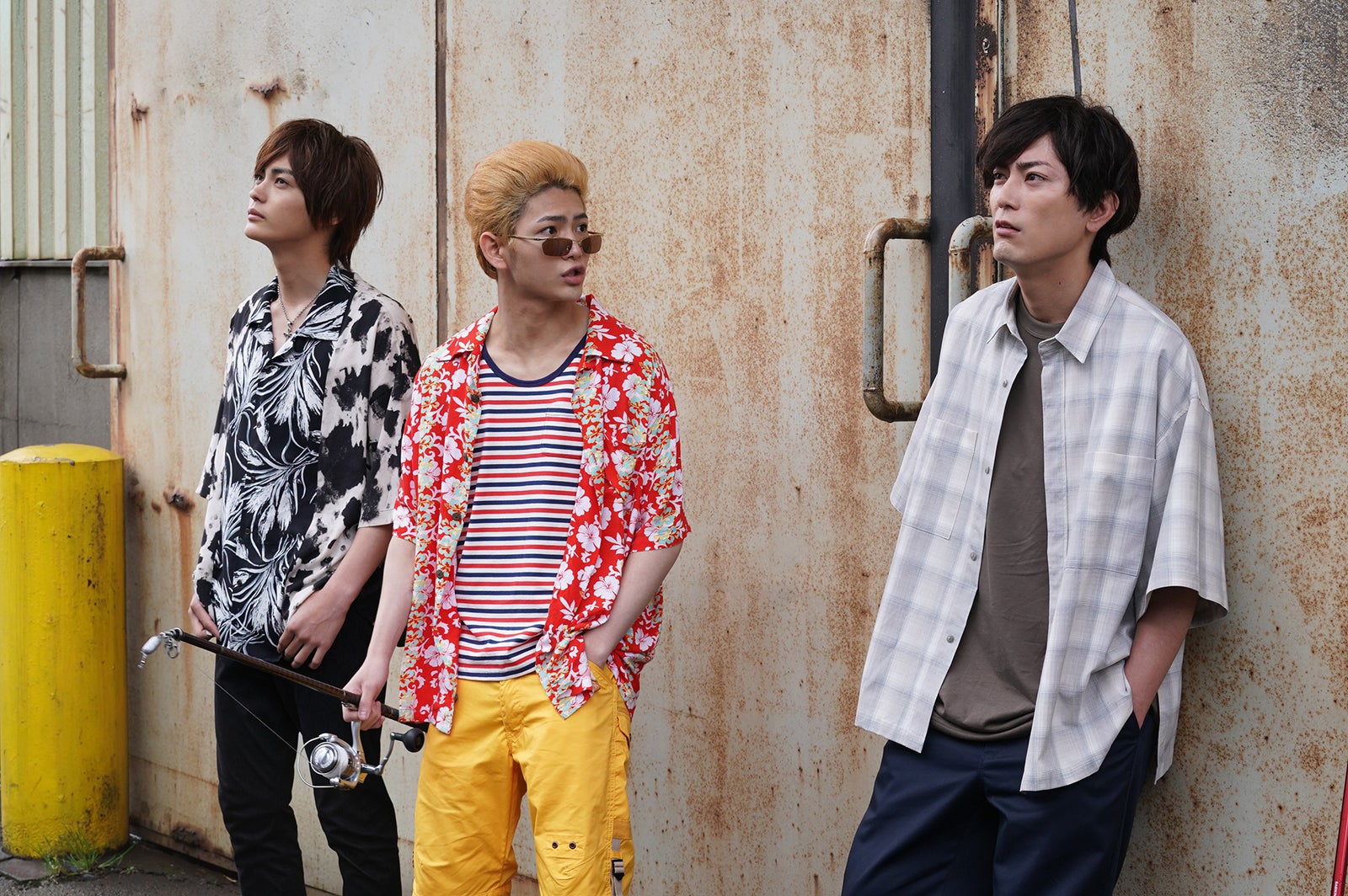 神尾楓珠、春本ヒロ、間宮祥太朗／「ナンバMG5」第3話より（C）フジテレビ