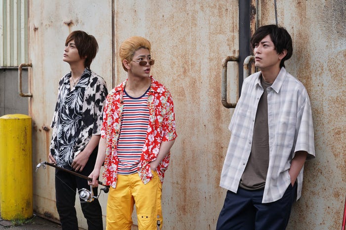 神尾楓珠、春本ヒロ、間宮祥太朗/「ナンバMG5」第3話より(C)フジテレビ