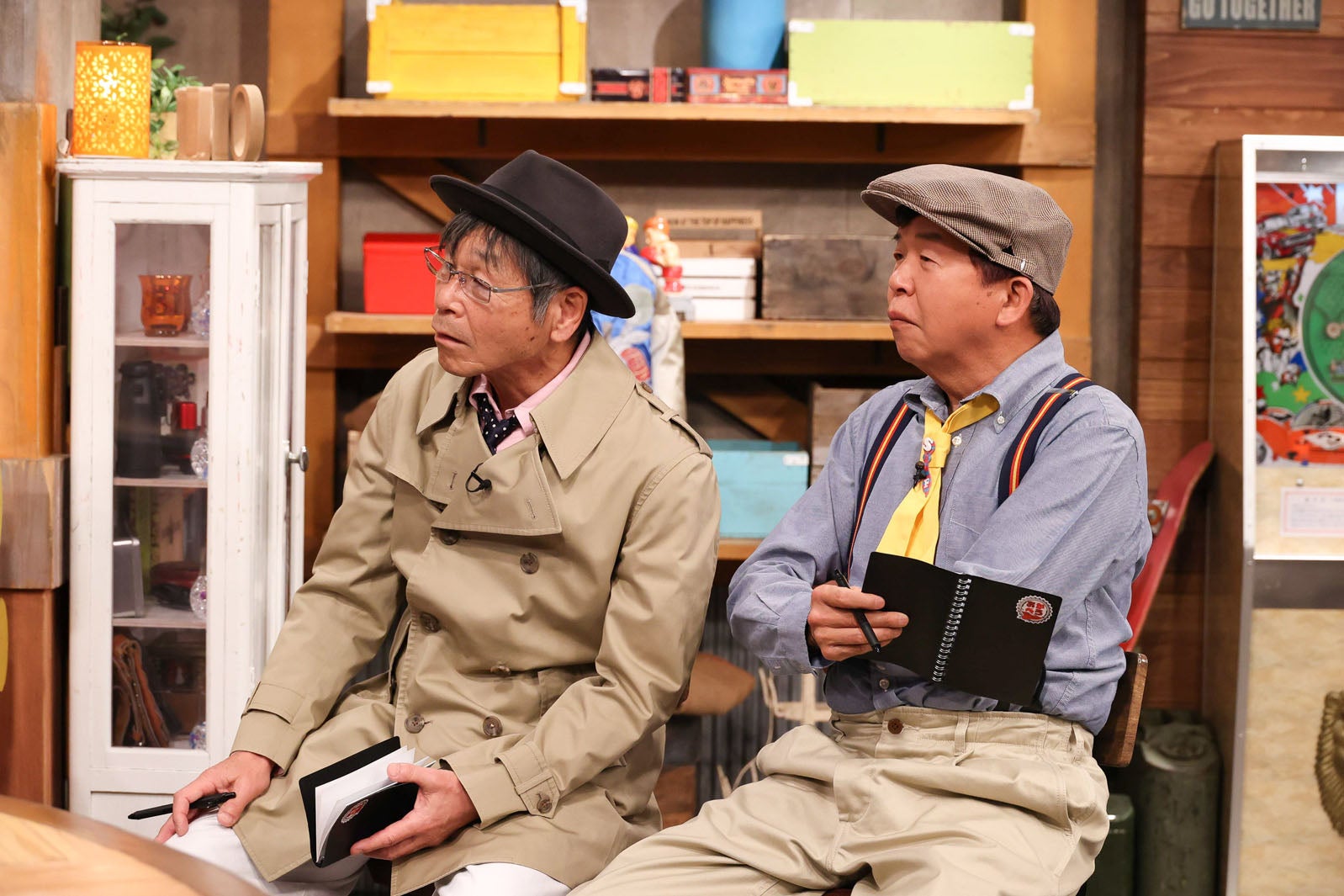 （左から）間寛平、村上ショージ（C）カンテレ