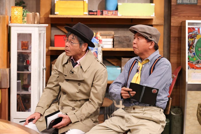 (左から)間寛平、村上ショージ(C)カンテレ