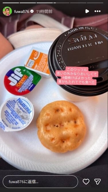 フワちゃんInstagramストーリーズより