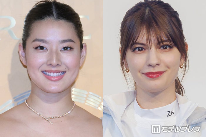 すみれ、ビキニ姿で美腹筋披露 マギーとの海満喫ショットに「美しすぎる」「まるで女神」の声