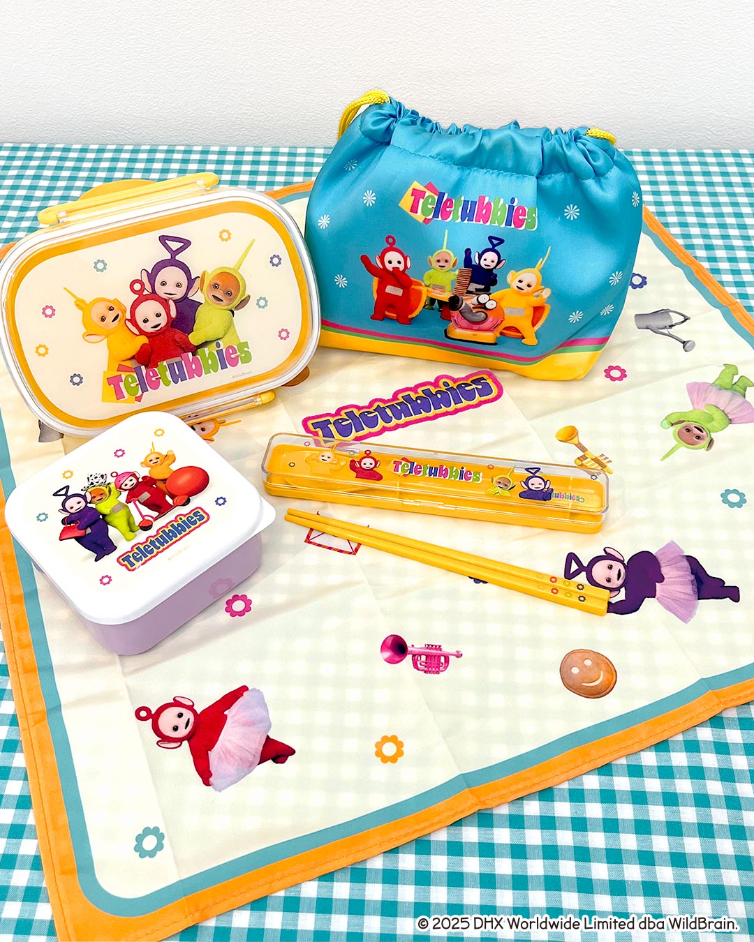 ランチボックス、フードコンテナ2P、ランチ巾着、カトラリーセット、ランチクロス／各390円（税込429円）（提供写真）