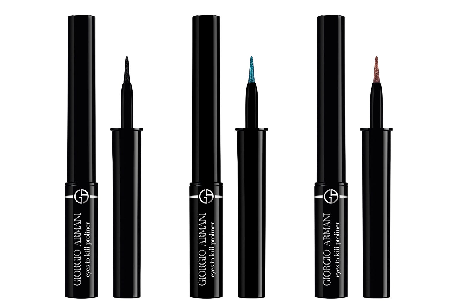 「アイズ トゥ キル プロライナー」（左から）“1”、“2”（限定色）、“3”（限定色）／画像提供：日本ロレアル株式会社