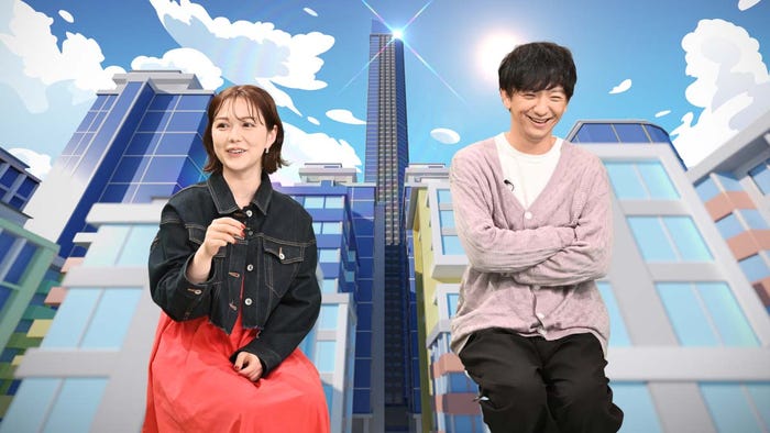 村重杏奈、向井慧(C)TBS