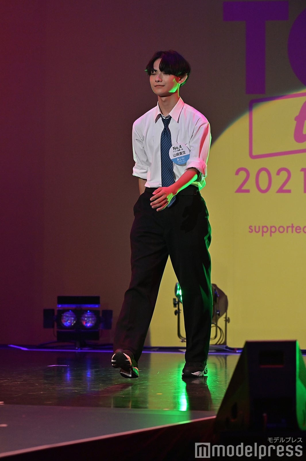 「高一ミスターコン2021」ステージの様子（C）モデルプレス