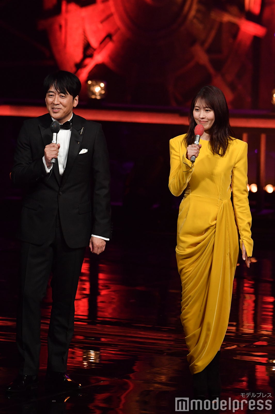 安住紳一郎アナ、有村架純（C）モデルプレス