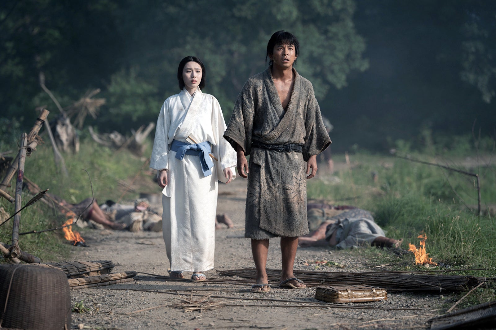 白石聖、仲野太賀「豊臣兄弟！」第2話（C）NHK