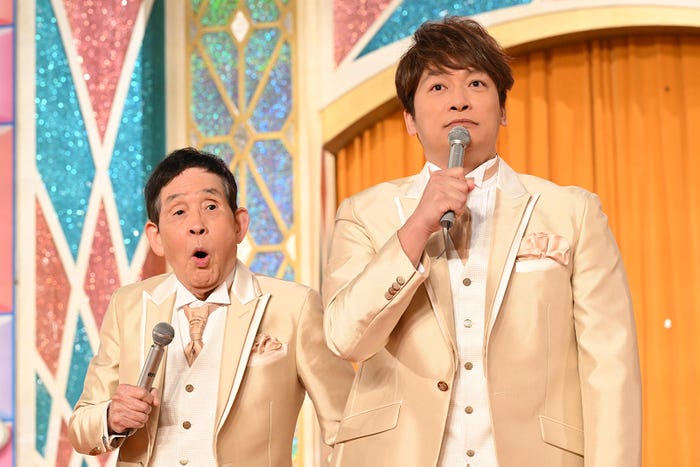 萩本欽一、香取慎吾(C)日本テレビ