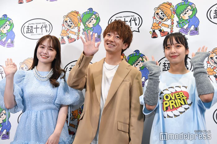 (左から)ゆうこす、大倉士門、山之内すず(C)モデルプレス