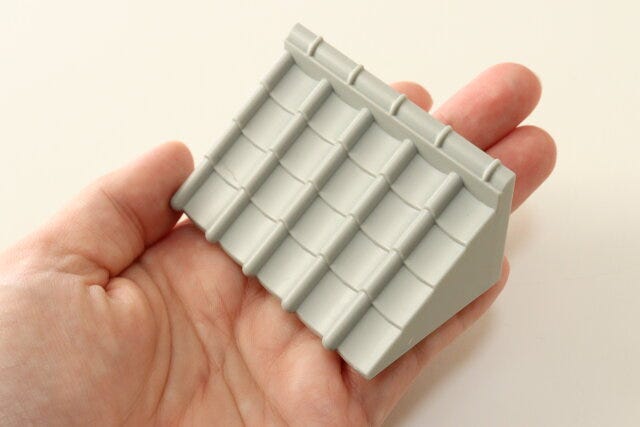 セリア フック付き屋根オブジェ セリアの瓦屋根みたいなフック付き屋根オブジェ