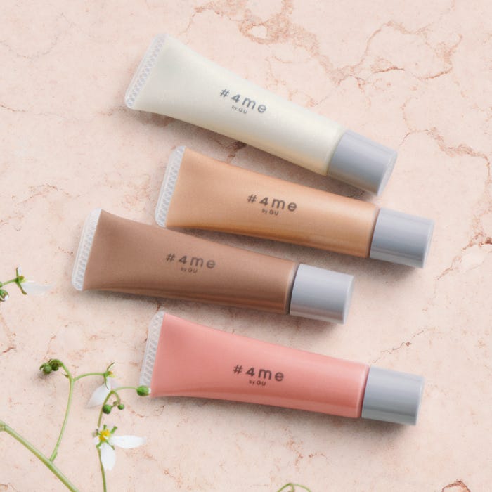 (上から)「クリームアイシャドウ#01 WHITE」「同#81 GOLD」「同#36 BROWN」「同#11 PINK」(画像提供:株式会社ジーユー)