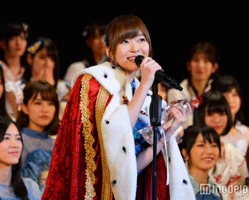 HKT48指原莉乃、総選挙スピーチ中にアイメイク気にする女子続出「キラキラでかわいい」「シャドウどこの?」使用コスメ明かす