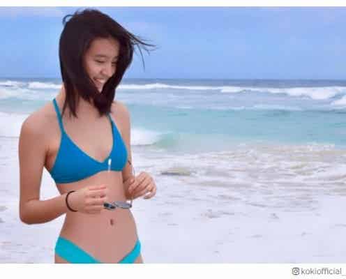 木村拓哉&工藤静香の次女・Koki,(コウキ)、ビキニショット公開 くびれ美ボディに「これぞ神ライン」の声