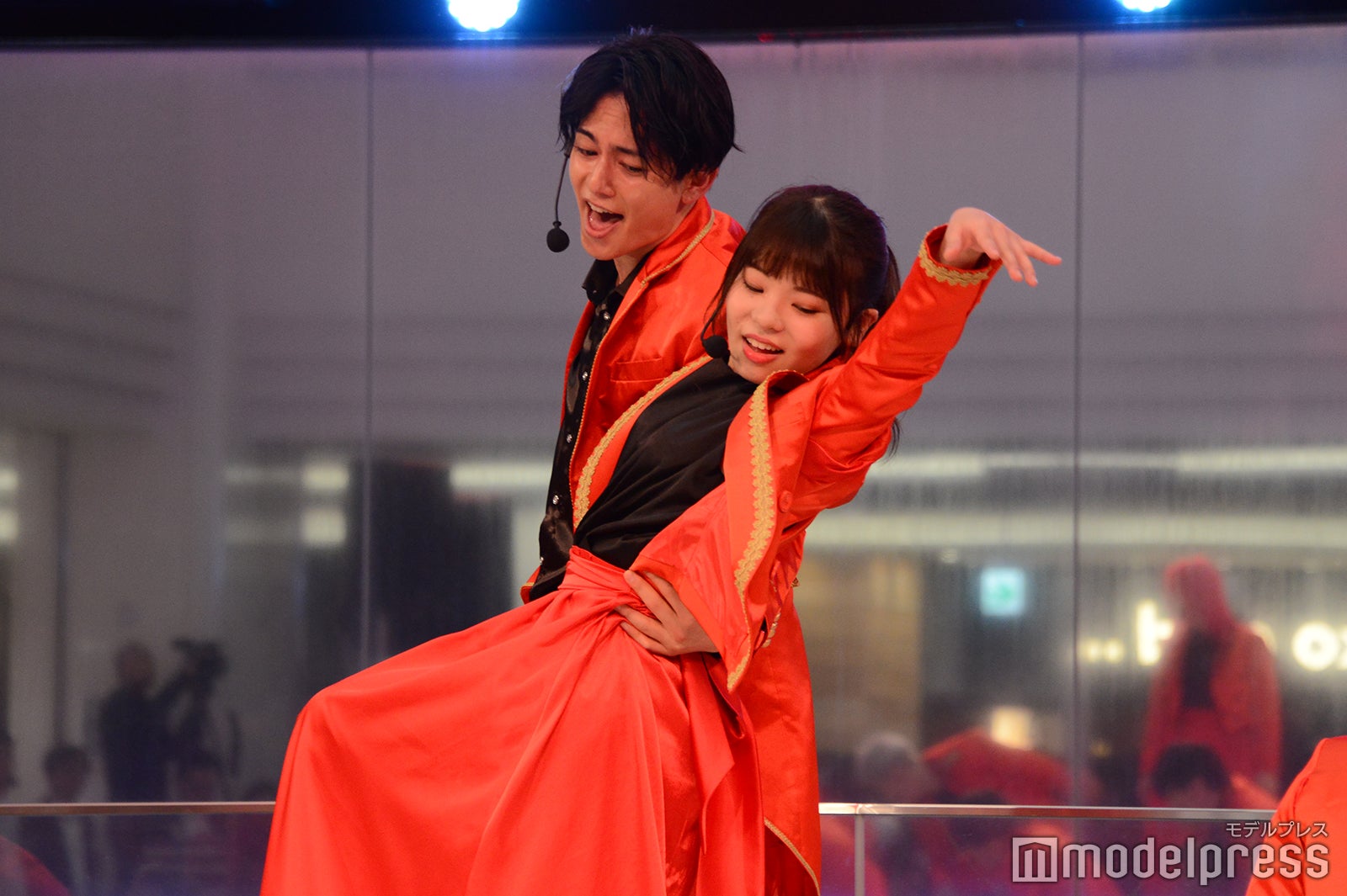 榊原徹士、藤井菜央／吉本坂46「泣かせてくれよ」発売記念イベント（C）モデルプレス