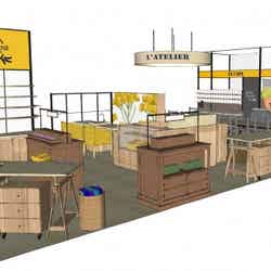 「ロクシタン GINZA SIX店 アトリエ・ド・プロヴァンス」イメージ/画像提供:ロクシタンジャポン