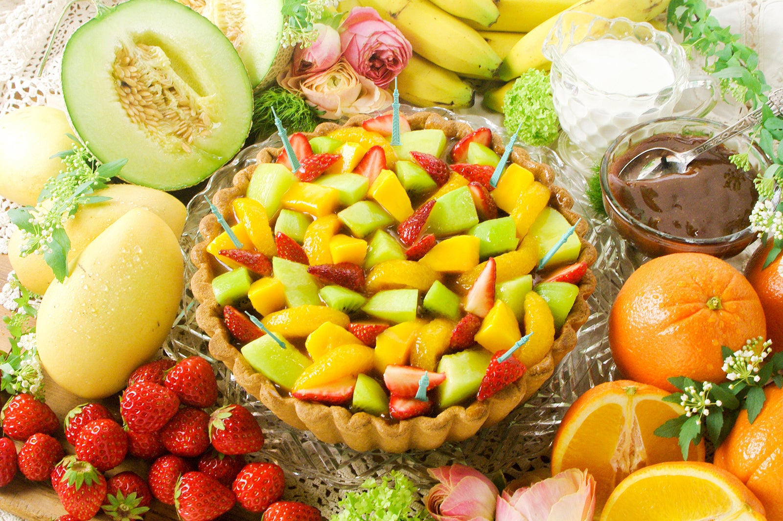 東京スカイツリータウン・ソラマチ店限定「ミルクプリンとフルーツのタルト」