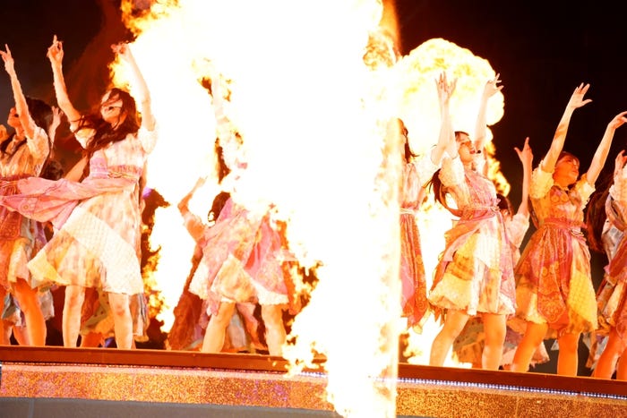 乃木坂46「真夏の全国ツアー2022」明治神宮31日公演の様子(C)乃木坂46LLC