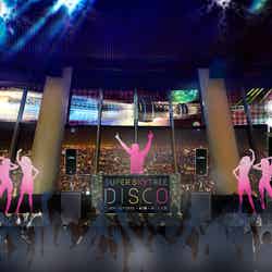 東京スカイツリーにディスコ空間が!80年代の音楽が蘇る お立ち台&ミラーボールも(C)TOKYO-SKYTREE