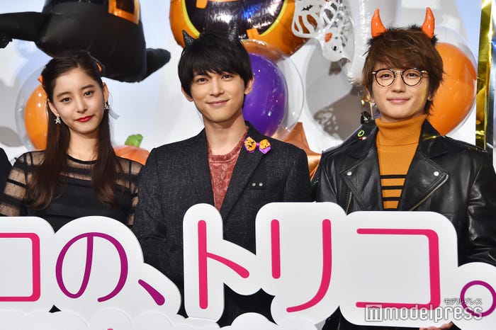 (左から)新木優子、吉沢亮、Nissy (C)モデルプレス