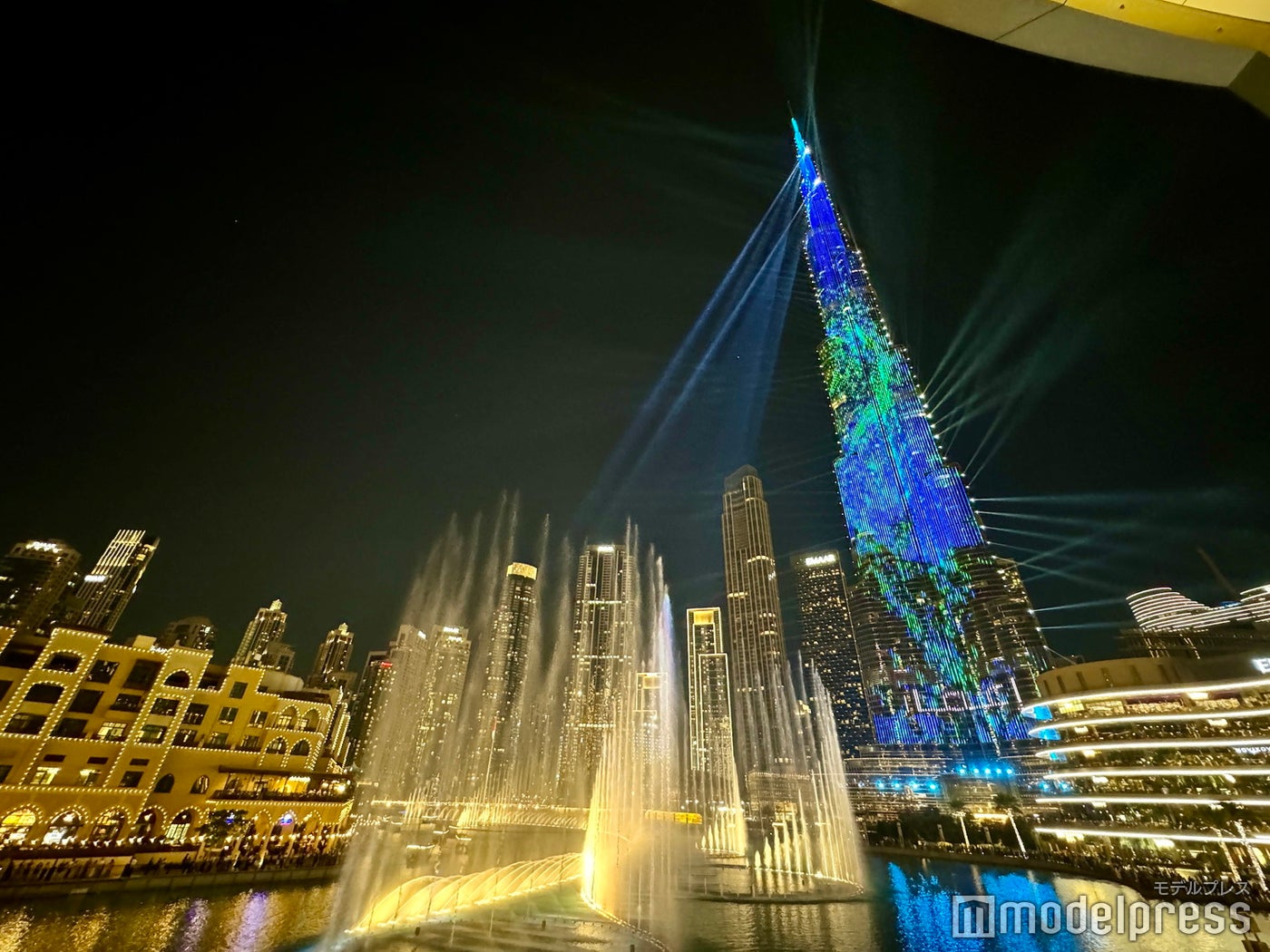 ドバイ・ファウンテンショー(C)モデルプレス