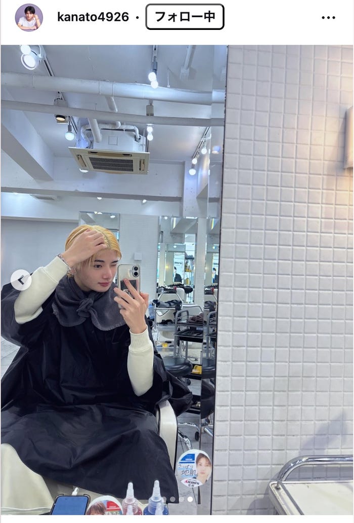 河村叶翔Instagramより