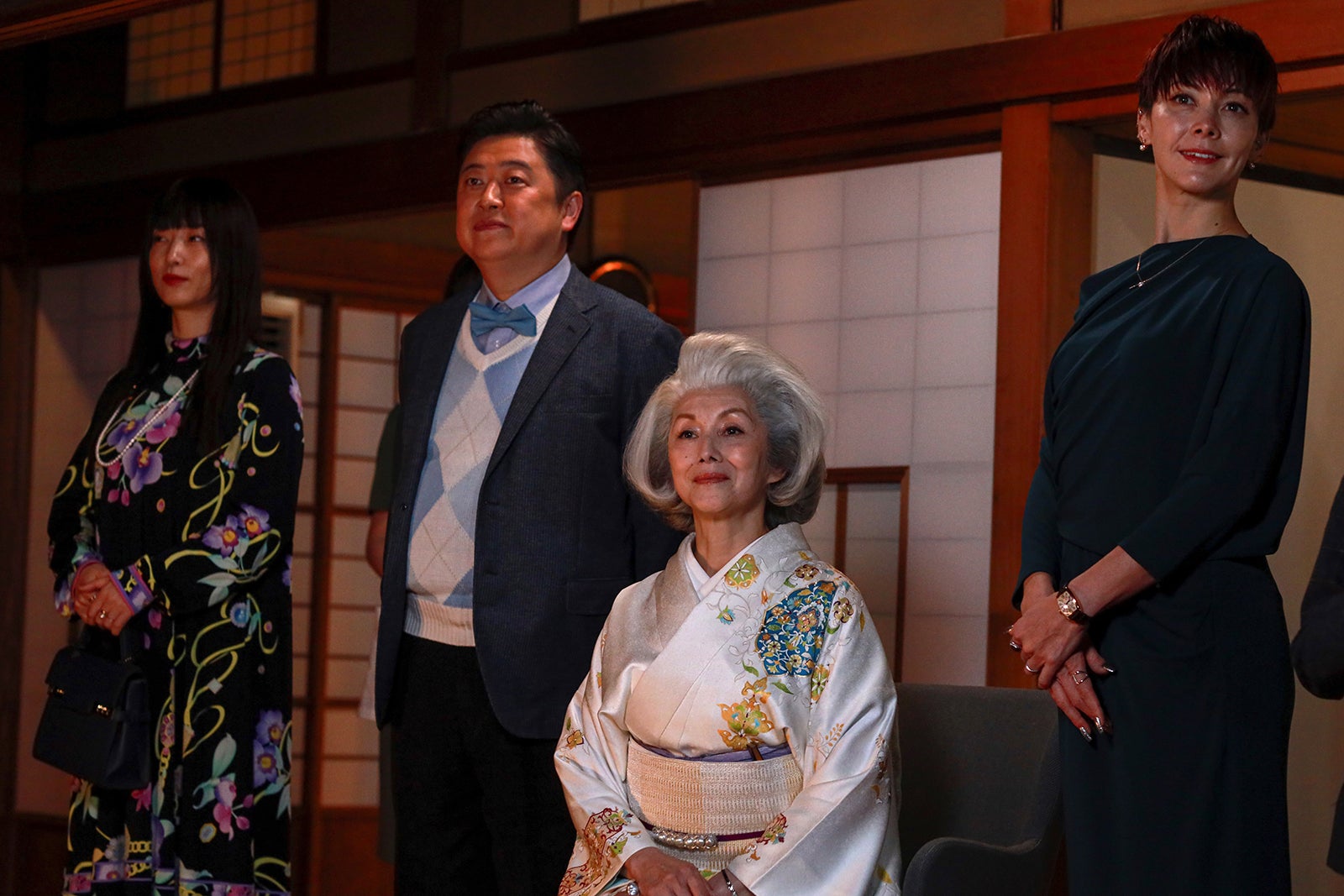 MEGUMI、吉田ウーロン太、夏木マリ、土屋アンナ「プライベートバンカー」第1話（C）テレビ朝日