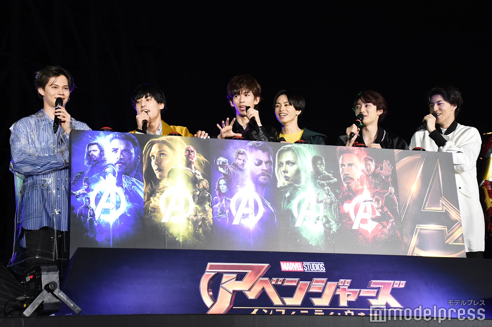 カイ、ユースケ、リョウガ、タクヤ、ユーキ、タカシ（C）モデルプレス