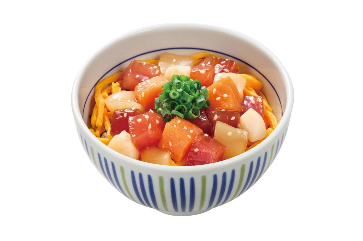 なか卯「海鮮丼」