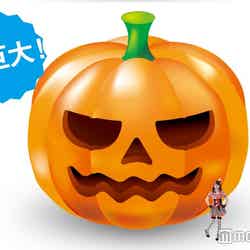 大きなふわふわバルーンかぼちゃも登場／画像提供：ハウステンボス