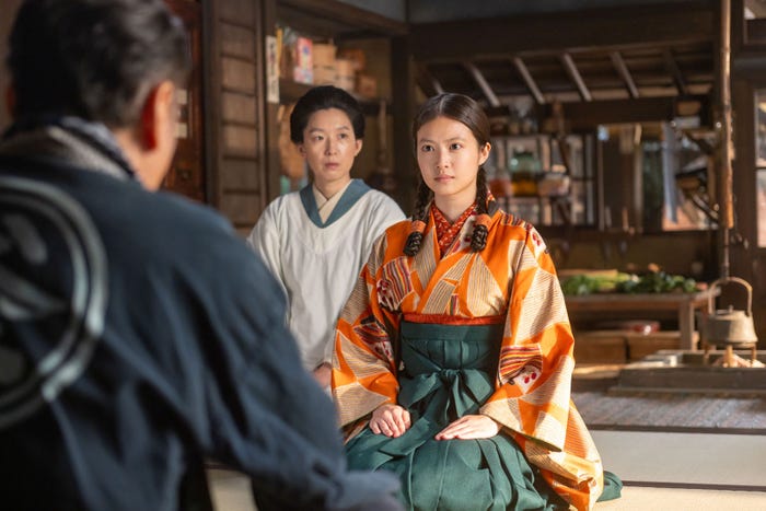 江口のりこ、今田美桜「あんぱん」第13話(C)NHK