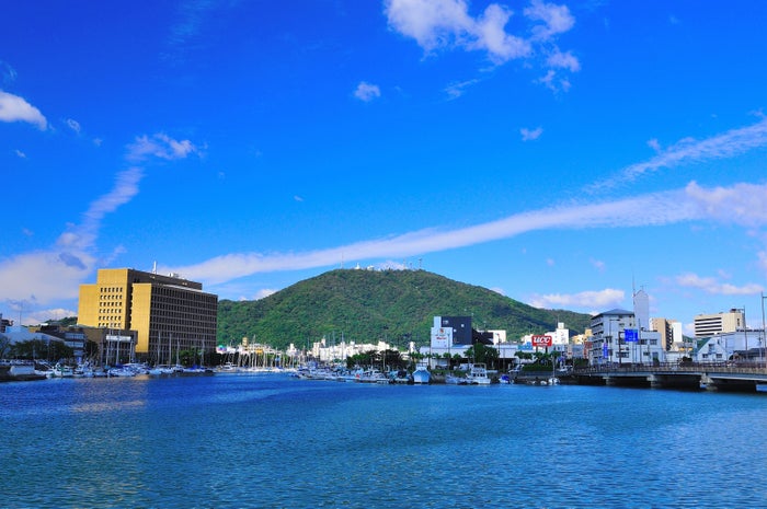 徳島市のシンボル眉山／提供写真
