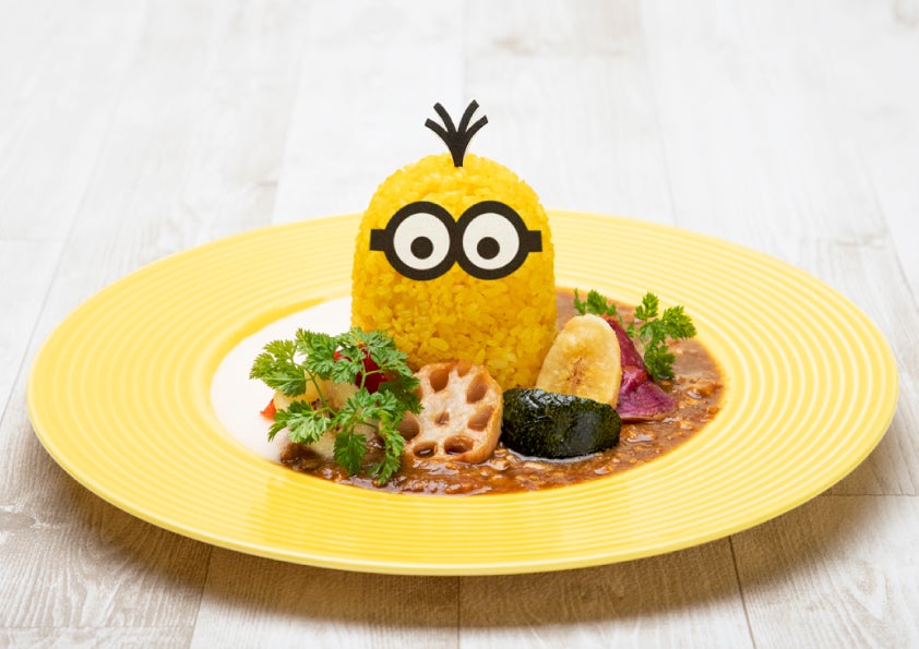 ミニオン・キーマカレー¥1,540（税込）／Minions Franchise（C）Universal City Studios LLC．All Rights Reserved．