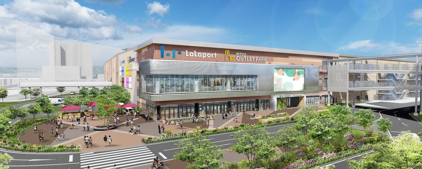 大阪“ららぽーと&アウトレット”初の2ブランド集まる大型商業施設、2023年春開業へ