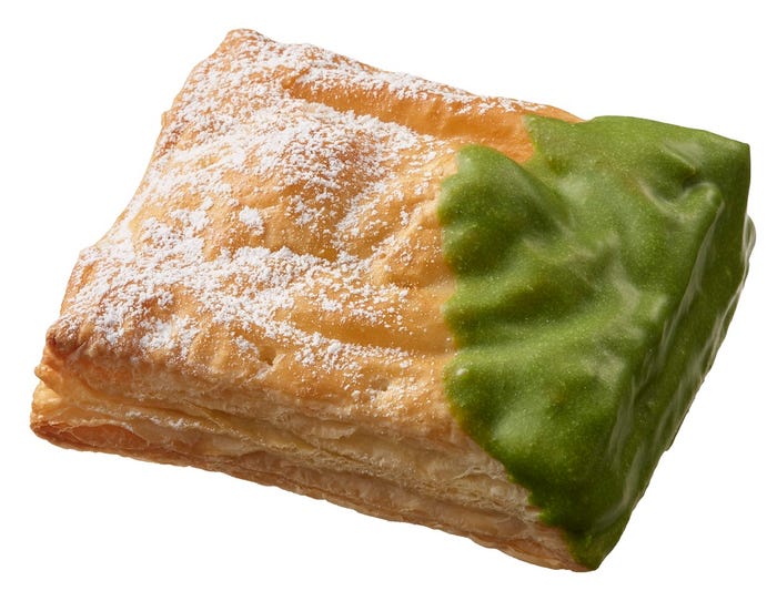 宇治抹茶チョコあずき白玉パイ/画像提供:ダスキン