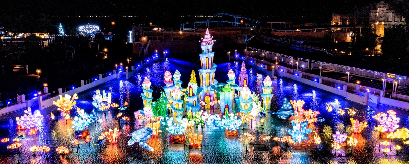 ラグーナテンボスで冬季イベント「光のラグーン」イルミにマッピング、クリスマスマーケットと盛りだくさん