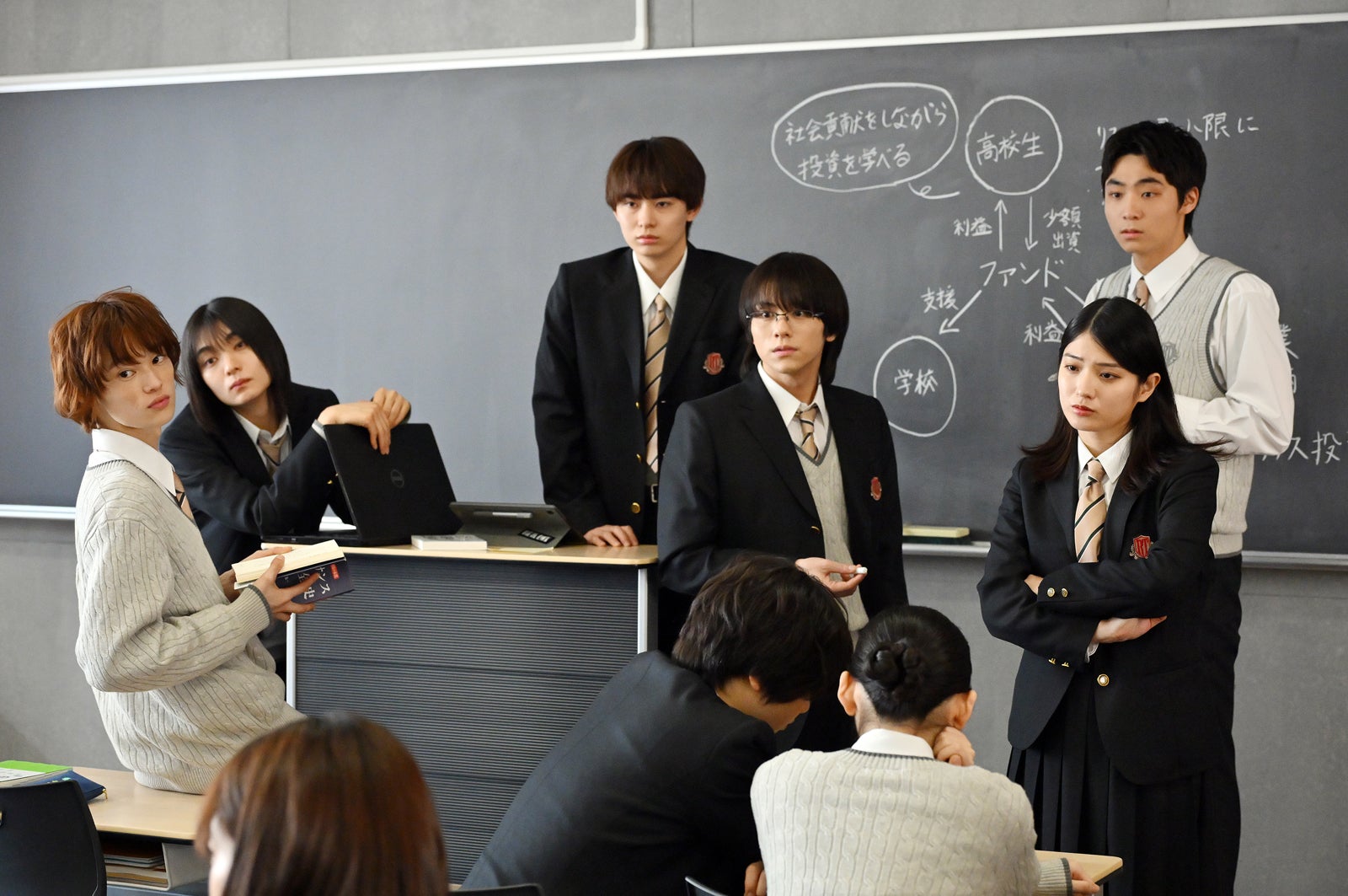 「御上先生」奥平大兼・窪塚愛流・豊田裕大ら男子生徒7人で座談会 学ぶ意識が高い29人の撮影裏側「空気が一変する」