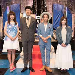 （左から）久保友香、小籔千豊、AAA與真司郎、ayaka.（画像提供：NHK）