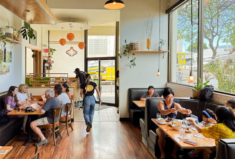 ココヘッドカフェハワイ本店の様子／提供画像