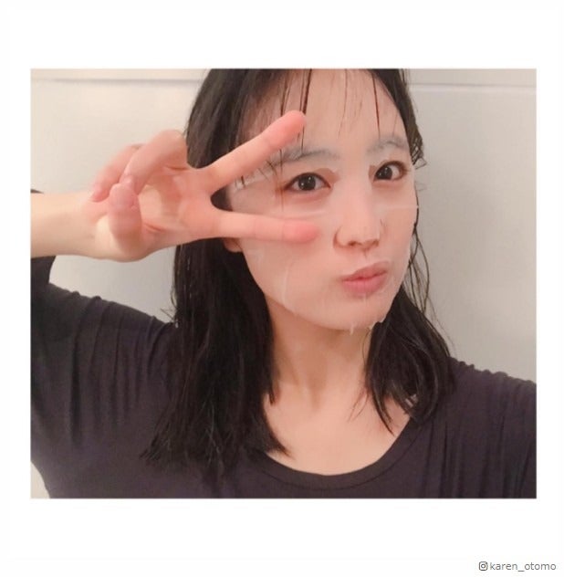 大友花恋、濡れ髪＆透明美肌透けるパック姿に「すっぴん？」「色っぽい」と反響