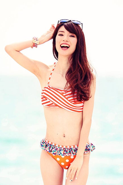 カラフルボーダードットビキニ「salus」4,990円（税込）