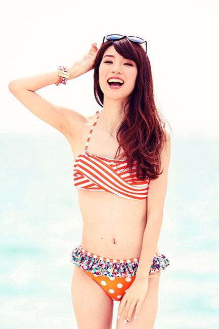 カラフルボーダードットビキニ「salus」4,990円(税込)
